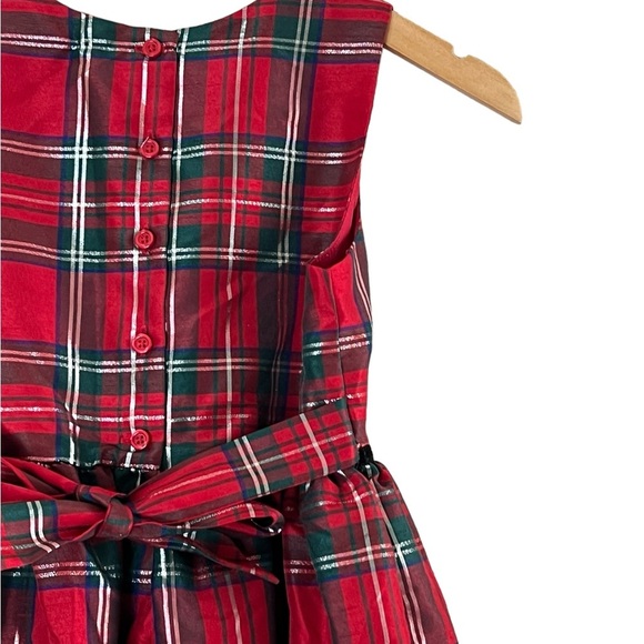 George Red Plaid Kids Formal Dress - Picture 9 of 12